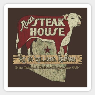 Rod's Steak House 1946 Sticker